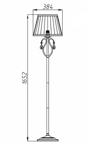 Торшер Maytoni Brionia ARM172-11-G в Магнитогорске - magnitogorsk.mebel24.online | фото 2