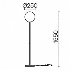 Торшер Maytoni Ring MOD013FL-01B в Магнитогорске - magnitogorsk.mebel24.online | фото 4