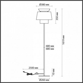 Торшер Odeon Light Kressa 4992/1F в Магнитогорске - magnitogorsk.mebel24.online | фото 4