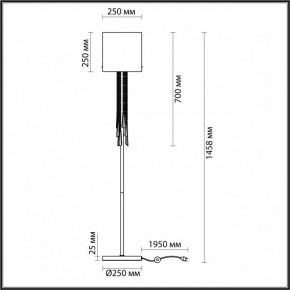 Торшер Odeon Light Nicole 4886/1F в Магнитогорске - magnitogorsk.mebel24.online | фото 4