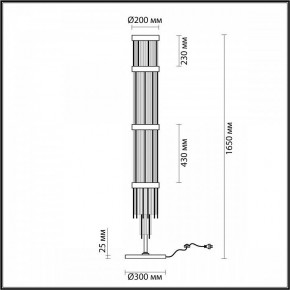 Торшер Odeon Light York 4788/12F в Магнитогорске - magnitogorsk.mebel24.online | фото 3