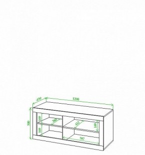 Тумба под ТВ Toivo Кон120 в Магнитогорске - magnitogorsk.mebel24.online | фото 2