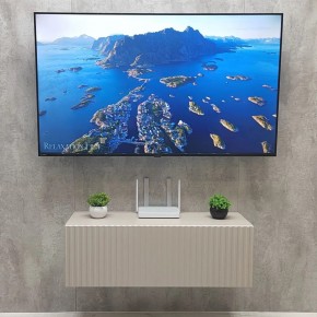 Тумба подвесная под ТВ LINES MTV3-MA 900 Бежевый (Леда-М 10.1.5) в Магнитогорске - magnitogorsk.mebel24.online | фото 3