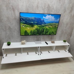 Тумба подвесная под ТВ LINES MTV4-MA 1150 Белый матовый (Белый-M 10.1.2) в Магнитогорске - magnitogorsk.mebel24.online | фото 11