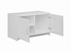 Тумба СИРИУС двухдверная низкая, цвет белый в Магнитогорске - magnitogorsk.mebel24.online | фото 2