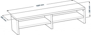 ТВ-тумба Энкель ТВ16, тамбурат, цвет белый в Магнитогорске - magnitogorsk.mebel24.online | фото 3