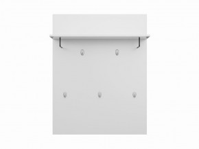 Вешалка СИРИУС настенная с полкой, цвет белый в Магнитогорске - magnitogorsk.mebel24.online | фото