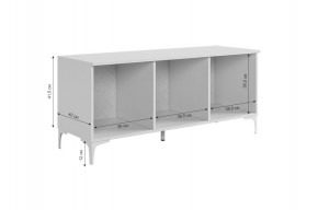 ЗЕФИР Гостиная К1 (белое дерево/белый муар) в Магнитогорске - magnitogorsk.mebel24.online | фото 4